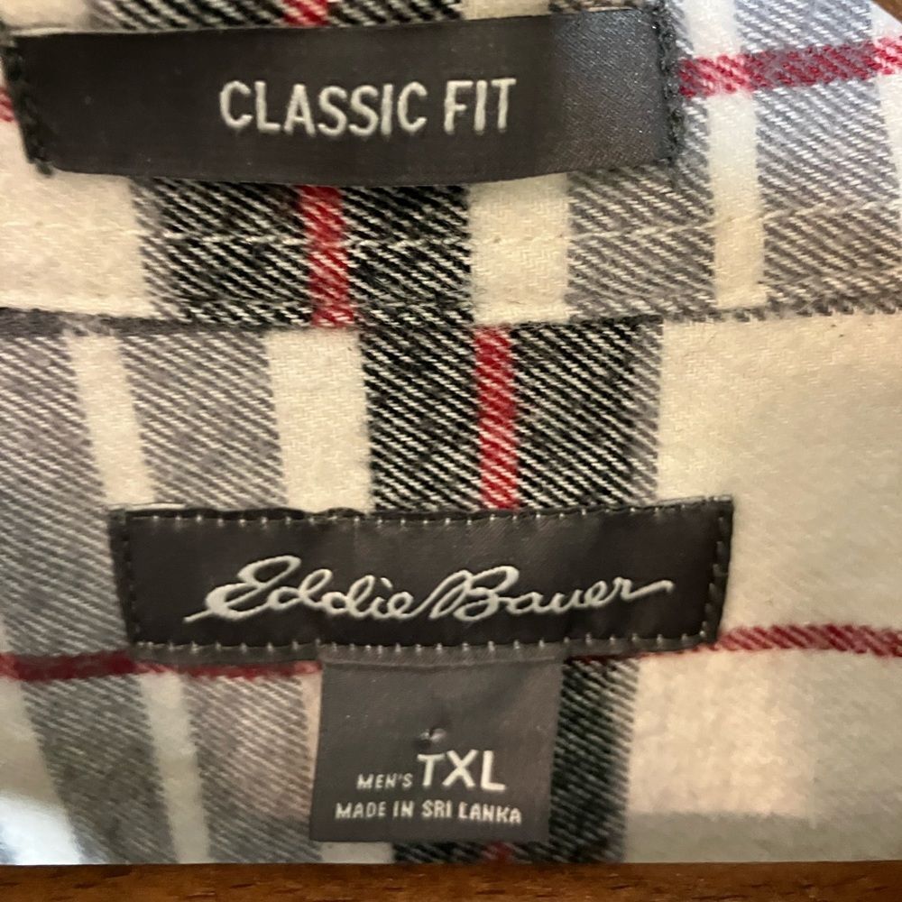 Eddie Bauer, flannel shirt, heavyweight, excellent condition, size TXL - Picture 4 of 5